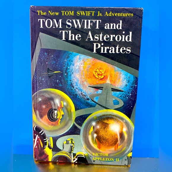 TOM SWIFT AND THE ASTEROID PIRATES VINTAGE 1963 HARDCOVER BOOK VOL 21 178 Pages - Picture 2 of 12